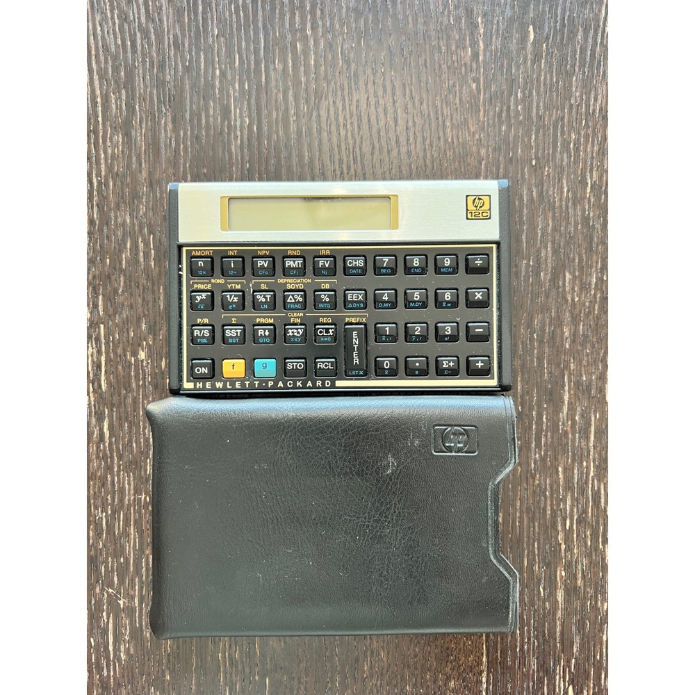 HP 12C Financial Calculator Hewlett Packard RPN Business Real Estate Case